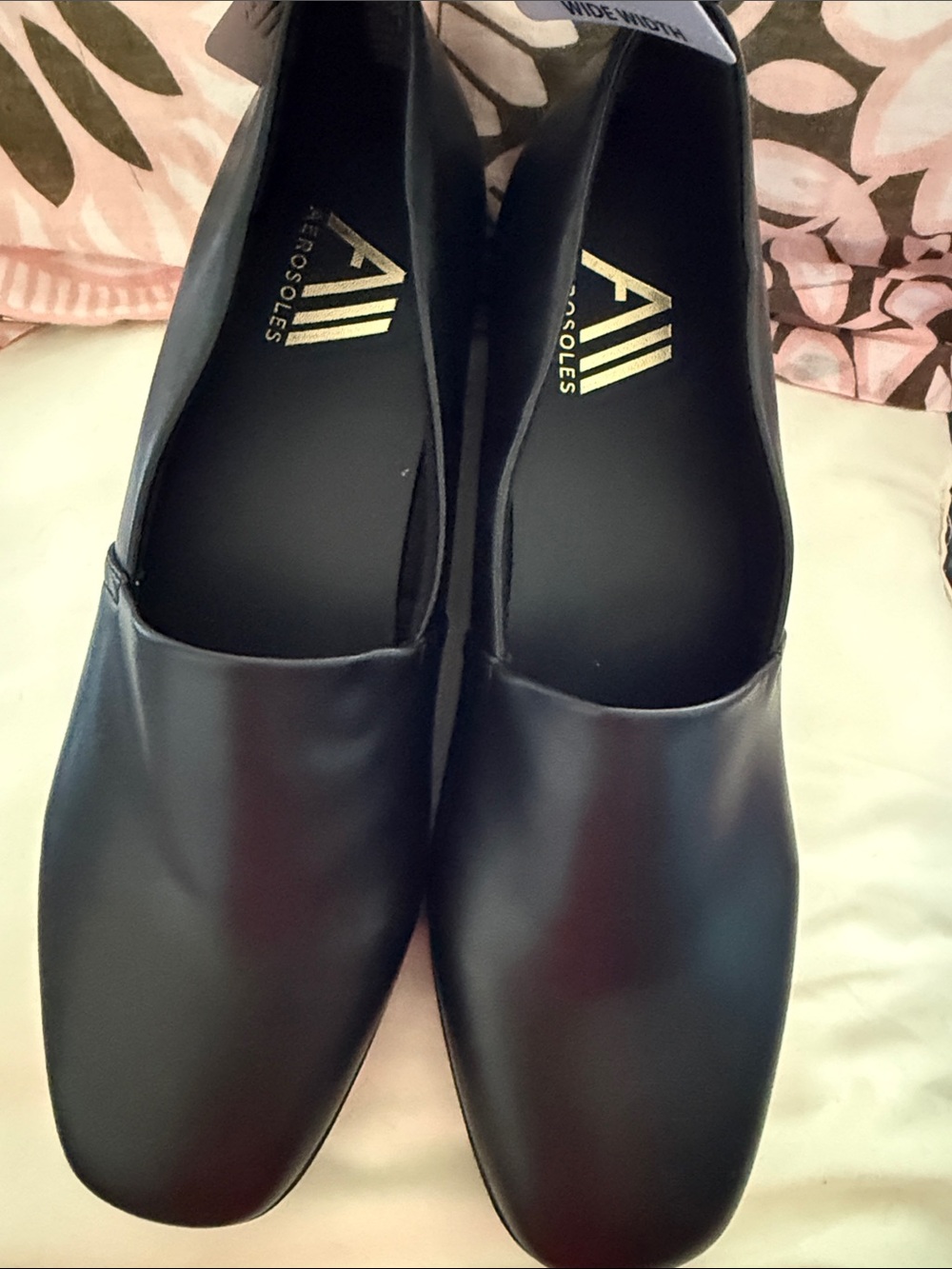 A2 By Aerosoles Black Slip-On Loafers